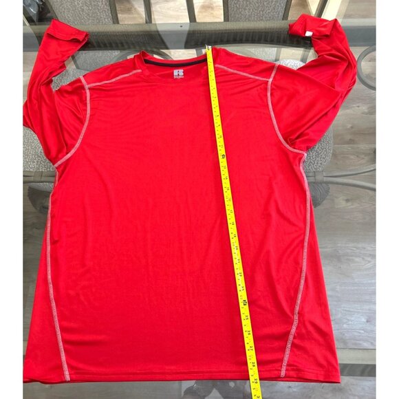 Russell Athletic Red Long Sleeve Dri-Power Performance Shirt Size XL - Picture 4 of 6